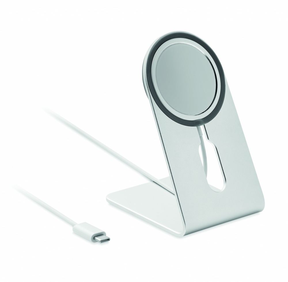 Logo trade promotional products picture of: Portable magnetic charger 15W